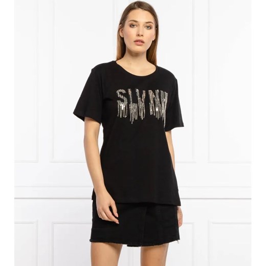 Silvian Heach T-shirt | Regular Fit ze sklepu Gomez Fashion Store w kategorii Bluzki damskie - zdjęcie 184322268