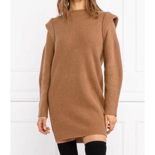 DONDUP - made in Italy Wełniana sukienka ze sklepu Gomez Fashion Store w kategorii Sukienki - zdjęcie 184322275