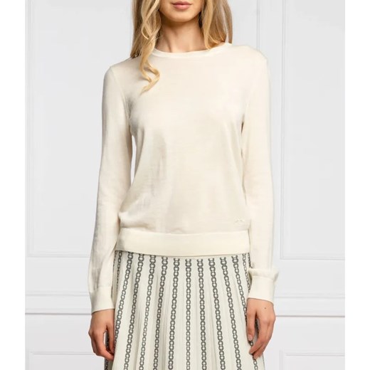 TORY BURCH Kaszmirowy sweter Iberia | Regular Fit ze sklepu Gomez Fashion Store w kategorii Swetry damskie - zdjęcie 184322368