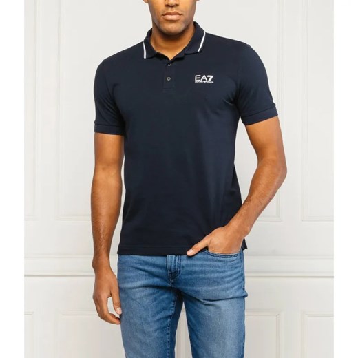 EA7 Polo | Regular Fit ze sklepu Gomez Fashion Store w kategorii T-shirty męskie - zdjęcie 184322457