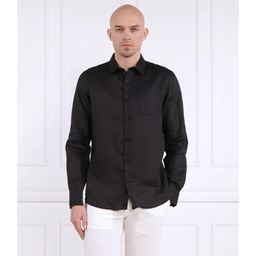 GUESS Lniana koszula LS ISLAND | Regular Fit Guess XXL wyprzedaż Gomez Fashion Store