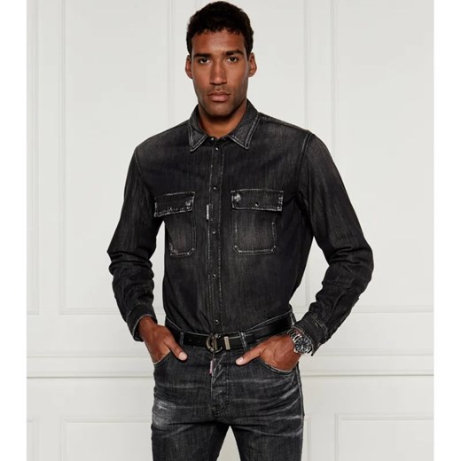 Dsquared2 Jeansowa koszula Relax Dan | Regular Fit ze sklepu Gomez Fashion Store w kategorii Koszule męskie - zdjęcie 184322515
