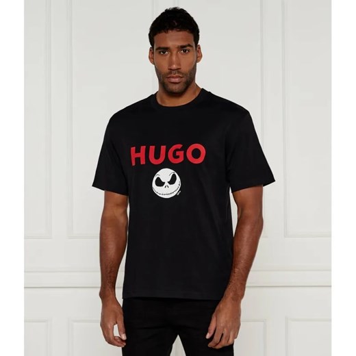 HUGO T-shirt Disney Tim Burton''''s The Nightmare Before Christmas X Hugo Dightmare_NBC | Regular Fit ze sklepu Gomez Fashion Store w kategorii T-shirty męskie - zdjęcie 184322658