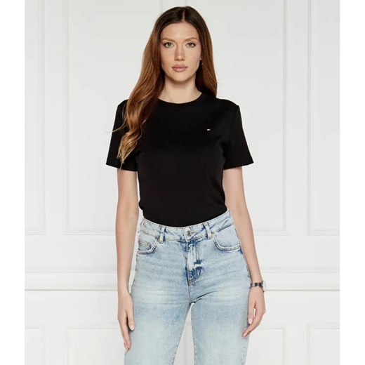 Tommy Hilfiger T-shirt | Slim Fit ze sklepu Gomez Fashion Store w kategorii Bluzki damskie - zdjęcie 184322687