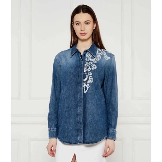 DONDUP - made in Italy Jeansowa koszula | Oversize fit ze sklepu Gomez Fashion Store w kategorii Koszule damskie - zdjęcie 184322699