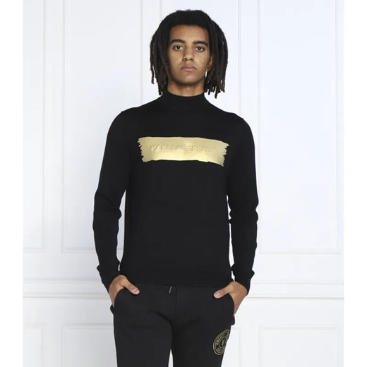 Karl Lagerfeld Wełniany sweter | Regular Fit ze sklepu Gomez Fashion Store w kategorii Swetry męskie - zdjęcie 184322717
