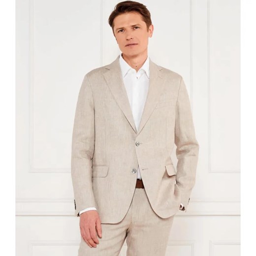 Oscar Jacobson Lniana marynarka Ferry | Regular Fit ze sklepu Gomez Fashion Store w kategorii Marynarki męskie - zdjęcie 184322766