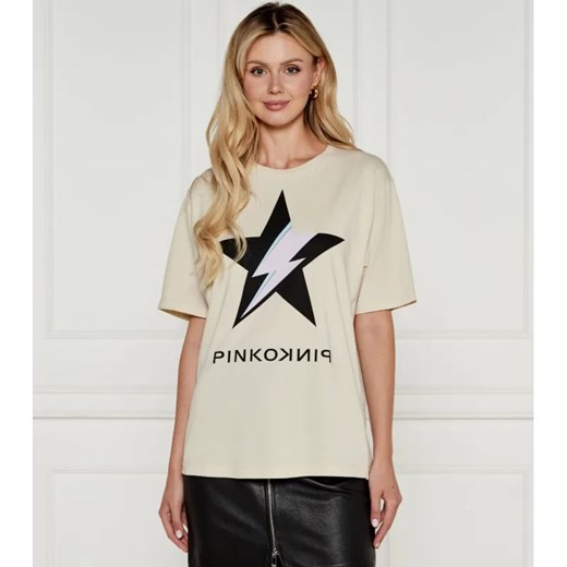 Pinko T-shirt SCANNER | Oversize fit Pinko M promocyjna cena Gomez Fashion Store