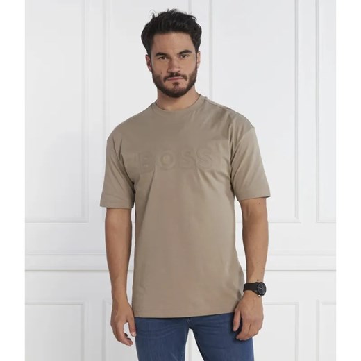BOSS GREEN T-shirt Tee Lotus | Regular Fit ze sklepu Gomez Fashion Store w kategorii T-shirty męskie - zdjęcie 184322777