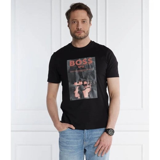 BOSS ORANGE T-shirt Ticket | Regular Fit ze sklepu Gomez Fashion Store w kategorii T-shirty męskie - zdjęcie 184322786