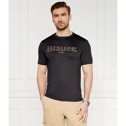 BLAUER T-shirt MANICA CORTA | Regular Fit | stretch ze sklepu Gomez Fashion Store w kategorii T-shirty męskie - zdjęcie 184322815