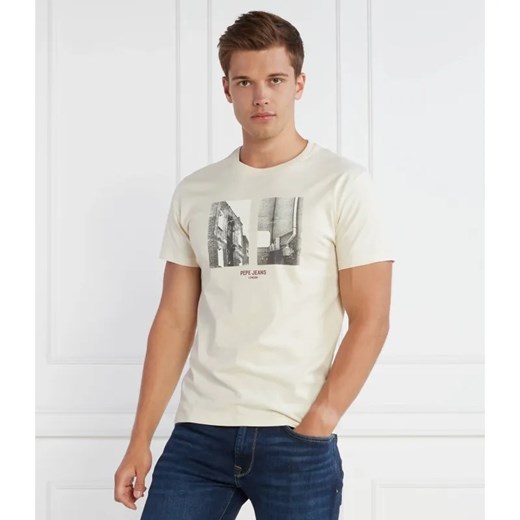 Pepe Jeans London T-shirt WORTH | Regular Fit ze sklepu Gomez Fashion Store w kategorii T-shirty męskie - zdjęcie 184322889