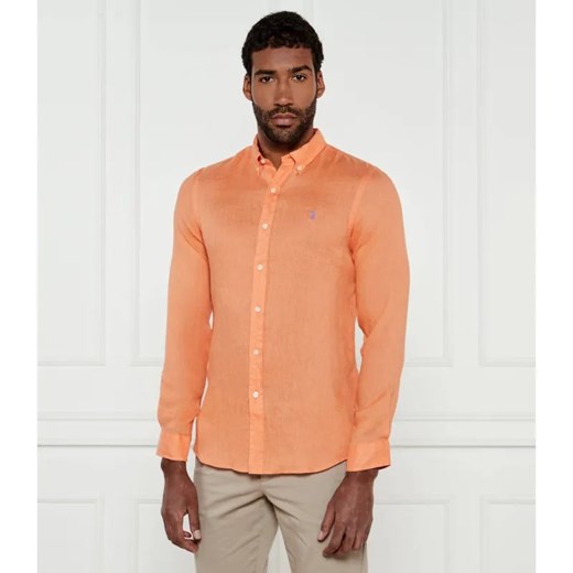 POLO RALPH LAUREN Lniana koszula | Slim Fit ze sklepu Gomez Fashion Store w kategorii Koszule męskie - zdjęcie 184322969