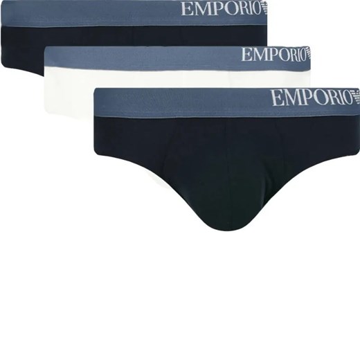 Emporio Armani Slipy 3-pack ze sklepu Gomez Fashion Store w kategorii Majtki męskie - zdjęcie 184323046