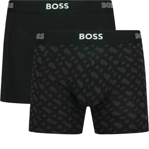 BOSS BLACK Bokserki 2-pack BoxerBr 2P Print G ze sklepu Gomez Fashion Store w kategorii Majtki męskie - zdjęcie 184323098