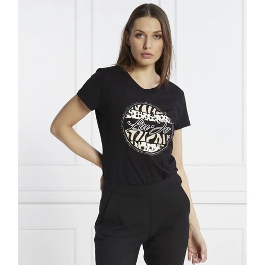 Liu Jo T-shirt | Regular Fit ze sklepu Gomez Fashion Store w kategorii Bluzki damskie - zdjęcie 184323119