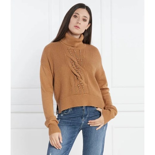 Liu Jo Golf | Regular Fit | z dodatkiem wełny ze sklepu Gomez Fashion Store w kategorii Swetry damskie - zdjęcie 184323178