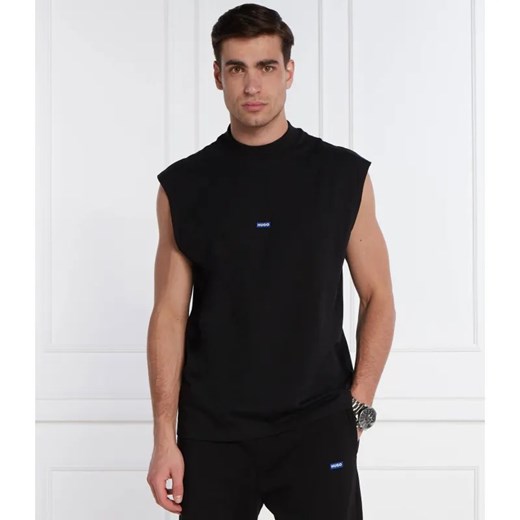 Hugo Blue Tank top Navertz | Regular Fit ze sklepu Gomez Fashion Store w kategorii T-shirty męskie - zdjęcie 184323246