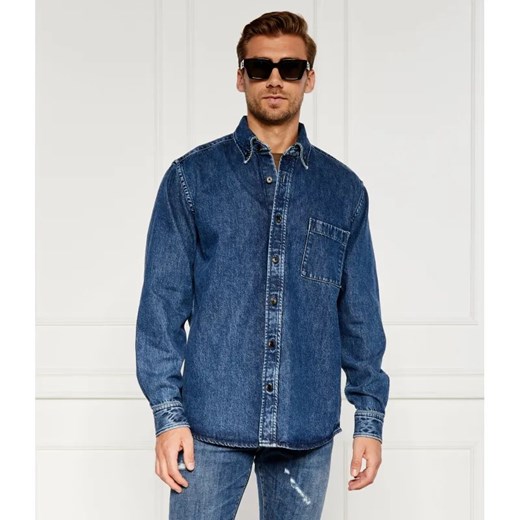 BOSS BLACK Jeansowa koszula c-olaf | Relaxed fit ze sklepu Gomez Fashion Store w kategorii Koszule męskie - zdjęcie 184323247