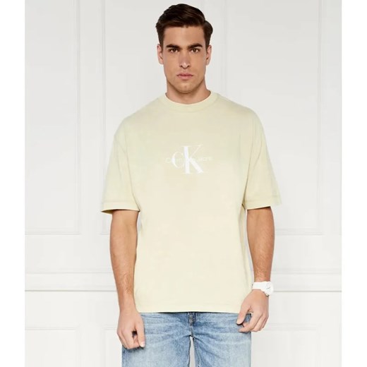 Calvin Klein Jeans T-shirt ARCHIVAL MONOLOGO | Regular Fit ze sklepu Gomez Fashion Store w kategorii T-shirty męskie - zdjęcie 184323288