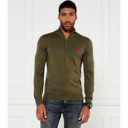 HUGO Sweter San Quintus-C | Regular Fit ze sklepu Gomez Fashion Store w kategorii Swetry męskie - zdjęcie 184323295