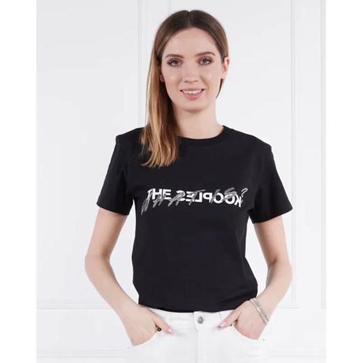 The Kooples T-shirt | Regular Fit ze sklepu Gomez Fashion Store w kategorii Bluzki damskie - zdjęcie 184323309