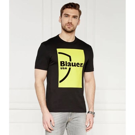 BLAUER T-shirt | Regular Fit ze sklepu Gomez Fashion Store w kategorii T-shirty męskie - zdjęcie 184323338