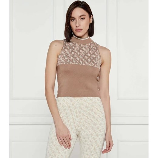 GUESS Top LISE | Slim Fit ze sklepu Gomez Fashion Store w kategorii Swetry damskie - zdjęcie 184323419