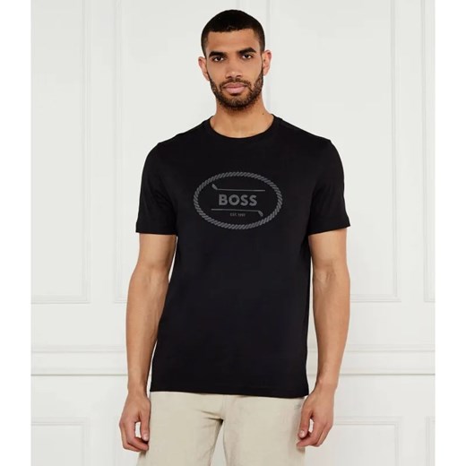 BOSS GREEN T-shirt Logo Heritage | Regular Fit ze sklepu Gomez Fashion Store w kategorii T-shirty męskie - zdjęcie 184323446