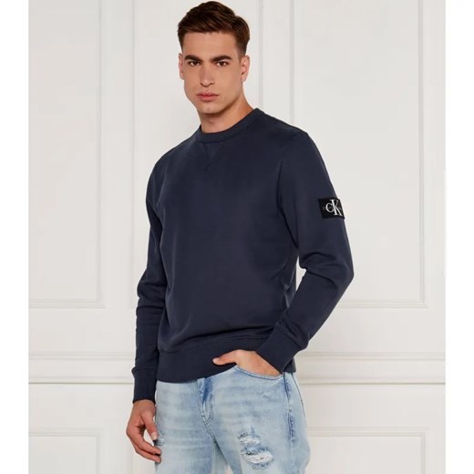 Calvin Klein Jeans Bluza BADGE | Regular Fit ze sklepu Gomez Fashion Store w kategorii Bluzy męskie - zdjęcie 184323476