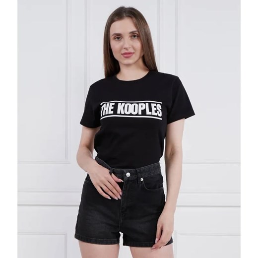 The Kooples T-shirt | Regular Fit ze sklepu Gomez Fashion Store w kategorii Bluzki damskie - zdjęcie 184323486