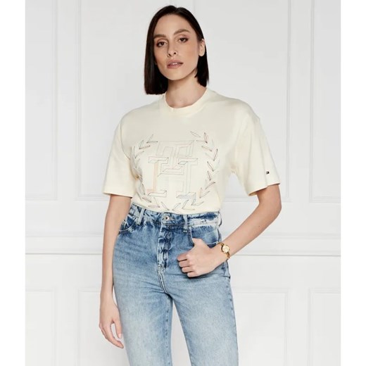 Tommy Hilfiger T-shirt Laurel | Oversize fit ze sklepu Gomez Fashion Store w kategorii Bluzki damskie - zdjęcie 184323515