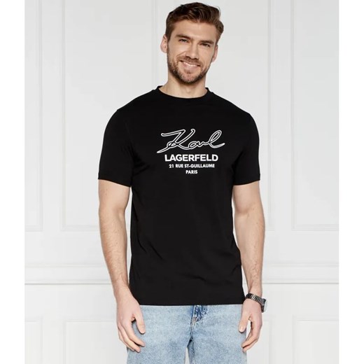 Karl Lagerfeld T-shirt | Regular Fit ze sklepu Gomez Fashion Store w kategorii T-shirty męskie - zdjęcie 184323519