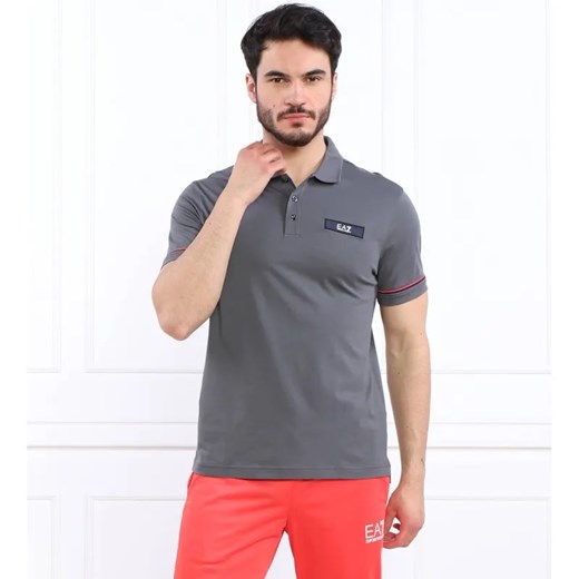 EA7 Polo | Regular Fit ze sklepu Gomez Fashion Store w kategorii T-shirty męskie - zdjęcie 184323548