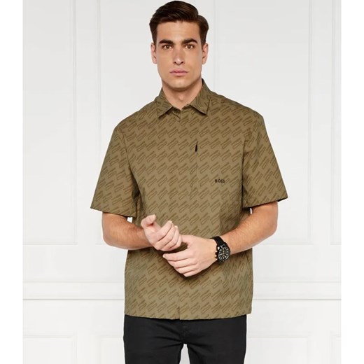 BOSS GREEN Koszula bechno | Regular Fit ze sklepu Gomez Fashion Store w kategorii Koszule męskie - zdjęcie 184323639