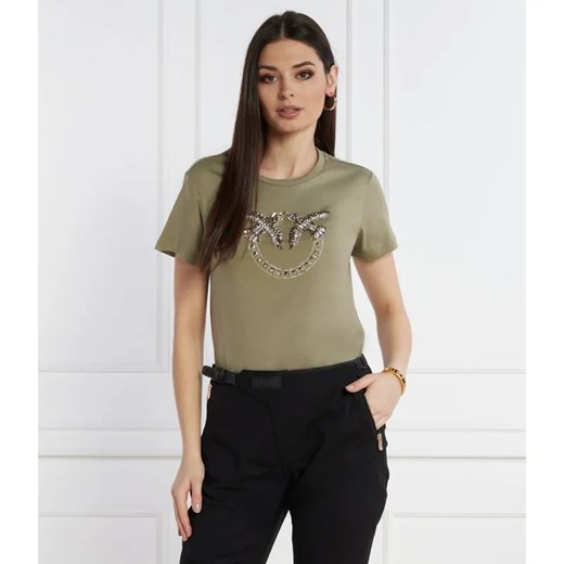 Pinko T-shirt | Regular Fit ze sklepu Gomez Fashion Store w kategorii Bluzki damskie - zdjęcie 184323655