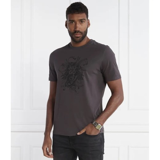 HUGO T-shirt Dinkerton | Regular Fit ze sklepu Gomez Fashion Store w kategorii T-shirty męskie - zdjęcie 184323665