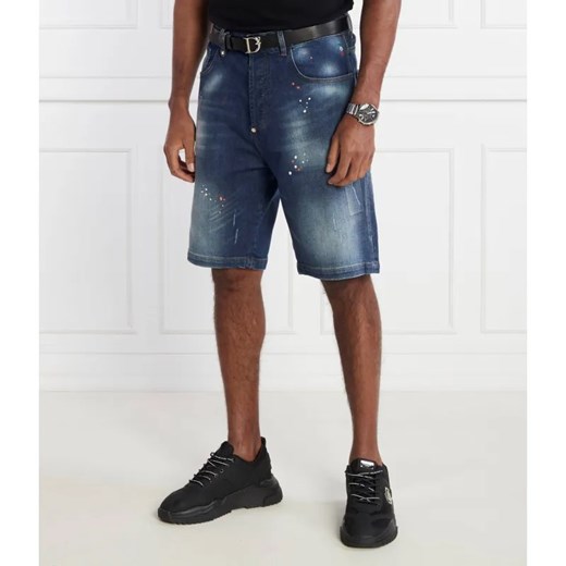 Philipp Plein Szorty | Regular Fit | denim ze sklepu Gomez Fashion Store w kategorii Spodenki męskie - zdjęcie 184323667