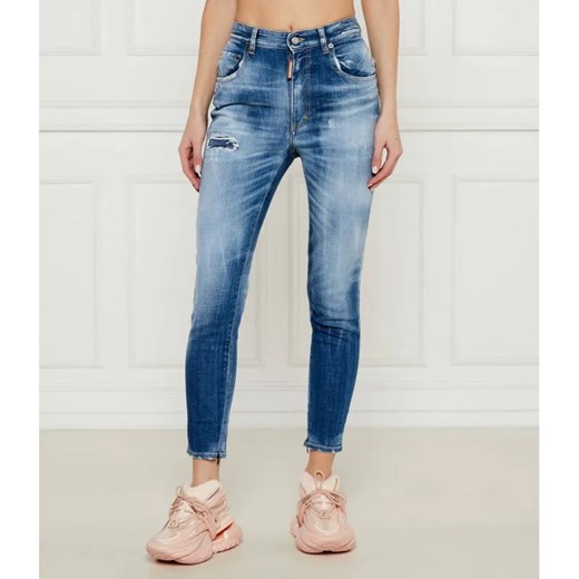 Dsquared2 Jeansy Twiggy Jean | Slim Fit | high waist ze sklepu Gomez Fashion Store w kategorii Jeansy damskie - zdjęcie 184323678