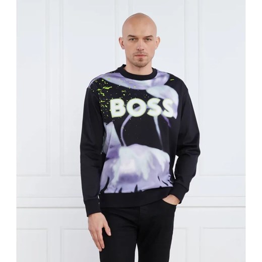 BOSS GREEN Bluza Salbo Lotus | Regular Fit ze sklepu Gomez Fashion Store w kategorii Bluzy męskie - zdjęcie 184323686