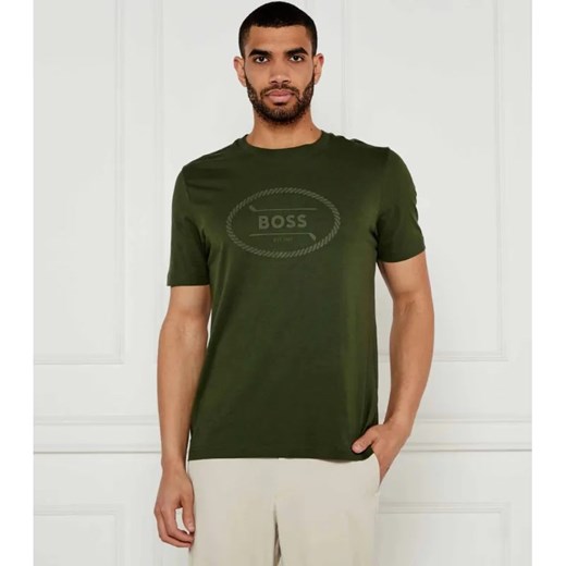 BOSS GREEN T-shirt Logo Heritage | Regular Fit ze sklepu Gomez Fashion Store w kategorii T-shirty męskie - zdjęcie 184323727