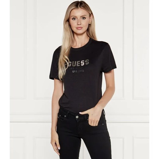 GUESS T-shirt | Slim Fit ze sklepu Gomez Fashion Store w kategorii Bluzki damskie - zdjęcie 184323795