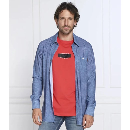GUESS Koszula tech | Regular Fit ze sklepu Gomez Fashion Store w kategorii Koszule męskie - zdjęcie 184323799