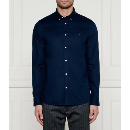 Tommy Hilfiger Koszula DOBBY | Slim Fit ze sklepu Gomez Fashion Store w kategorii Koszule męskie - zdjęcie 184323878