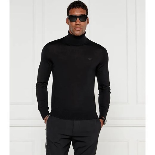 Dsquared2 Wełniany golf | Regular Fit ze sklepu Gomez Fashion Store w kategorii Swetry męskie - zdjęcie 184323999