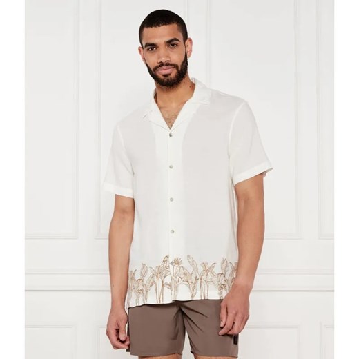 GUESS Koszula | Regular Fit | z dodatkiem lnu ze sklepu Gomez Fashion Store w kategorii Koszule męskie - zdjęcie 184324006