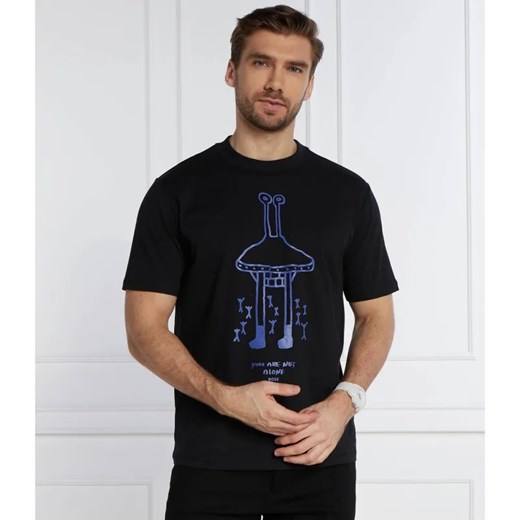 BOSS ORANGE T-shirt TeeMixDoodle | Relaxed fit ze sklepu Gomez Fashion Store w kategorii T-shirty męskie - zdjęcie 184324015