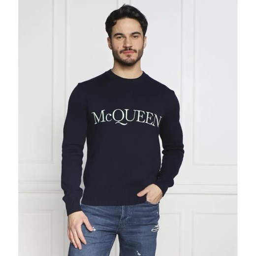 Alexander McQueen Sweter | Regular Fit ze sklepu Gomez Fashion Store w kategorii Swetry męskie - zdjęcie 184324047