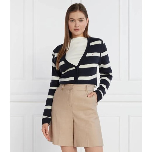 Tommy Hilfiger Wełniany kardigan | Regular Fit Tommy Hilfiger XL Gomez Fashion Store promocja