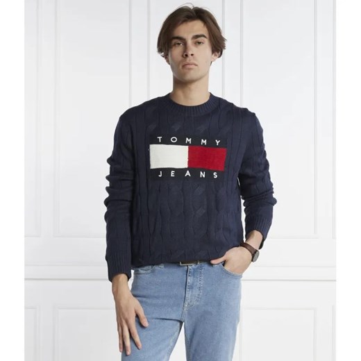 Tommy Jeans Sweter | Regular Fit ze sklepu Gomez Fashion Store w kategorii Swetry męskie - zdjęcie 184324125